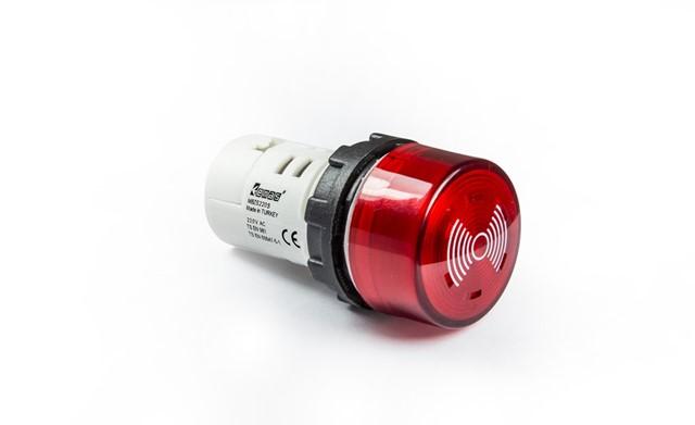 зуммер моноблочный с подсветкой 220в переменного тока emas mbzs220s от BTSprom.by