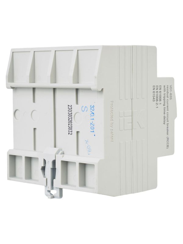  Выключатель дифференциального тока (УЗО) 4п 32А 100мА тип AC ВД1-63S KARAT IEK MDV12-4-032-100 фото в каталоге от BTSprom.by