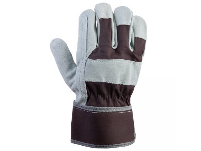перчатки спилковые комбинированные, 10/xl, серый/коричневый, jeta safety (кожа класса ав) jsl-301-xl от BTSprom.by