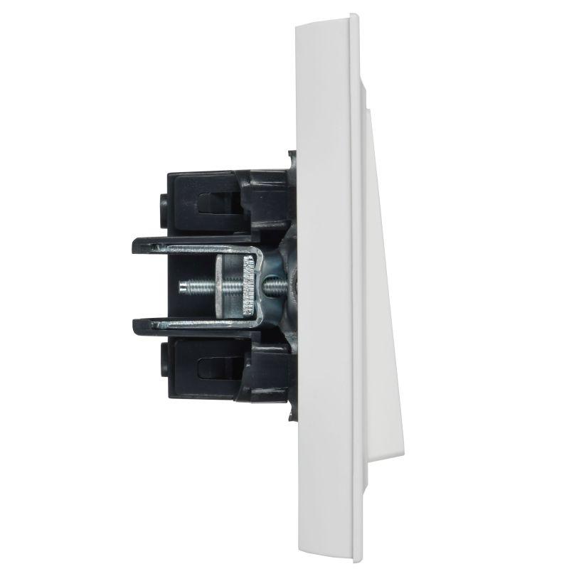  Выключатель 2-кл. СП BRITE ВСР10-2-0-БрАБ 10А в сборе арктич. бел. IEK BR-V20-0-10-K91-F фото в каталоге от BTSprom.by