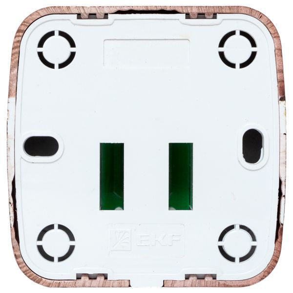  Розетка телефонная 1-м ОП Минск Phone темн. дерево EKF EGT01-034-40 фото в каталоге от BTSprom.by