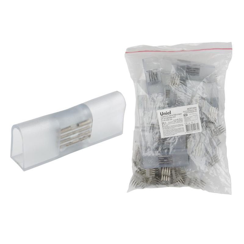 соединитель прямой utc-k-14/n22 clear 025 polybag для светод. лент uls-n22 rgb neon 220в 4 контакта. (уп.25шт) uniel ul-00005794 от BTSprom.by
