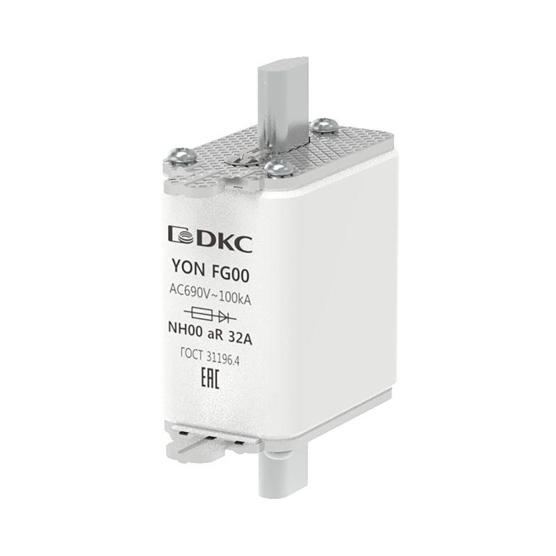 предохранитель yon ножевого типа fg00 32а 690в хар-ка ar dkc 1fg00-0032-690v-ar от BTSprom.by