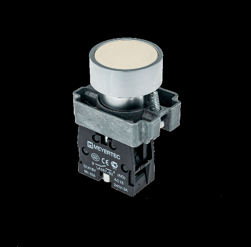 кнопка плоская бел. 1no мет. mtb2-baz111 овен 58150 от BTSprom.by