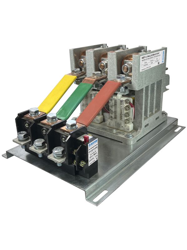 контактор вакуумный квт-1.14-2.5/250-3 у3-р 3п кат. 220в 4но+3нз ip00 с реле ртт327 221-260а электротехник et011626 от BTSprom.by