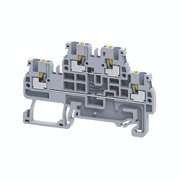 клемма 2х-ярусная push-in opticlip cpdl-2.5-2l-i сер. кэаз 331862 от BTSprom.by