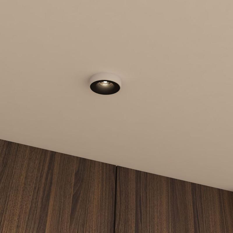  Светильник 50Вт GU10 IP20 встраив. алюм. бел./черн. DENKIRS 680436 фото в каталоге от BTSprom.by