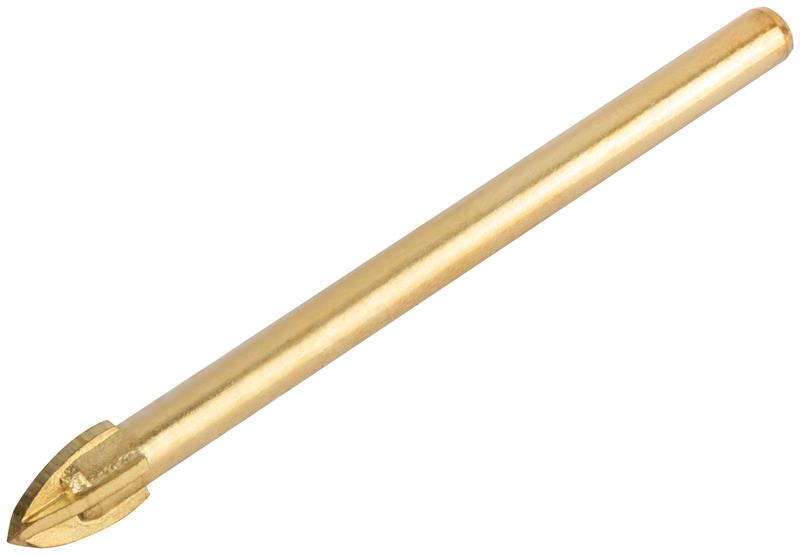  Сверло по кафелю и стеклу 4 режущие кромки титан. покрытие 6х60мм FIT 35486 фото в каталоге от BTSprom.by