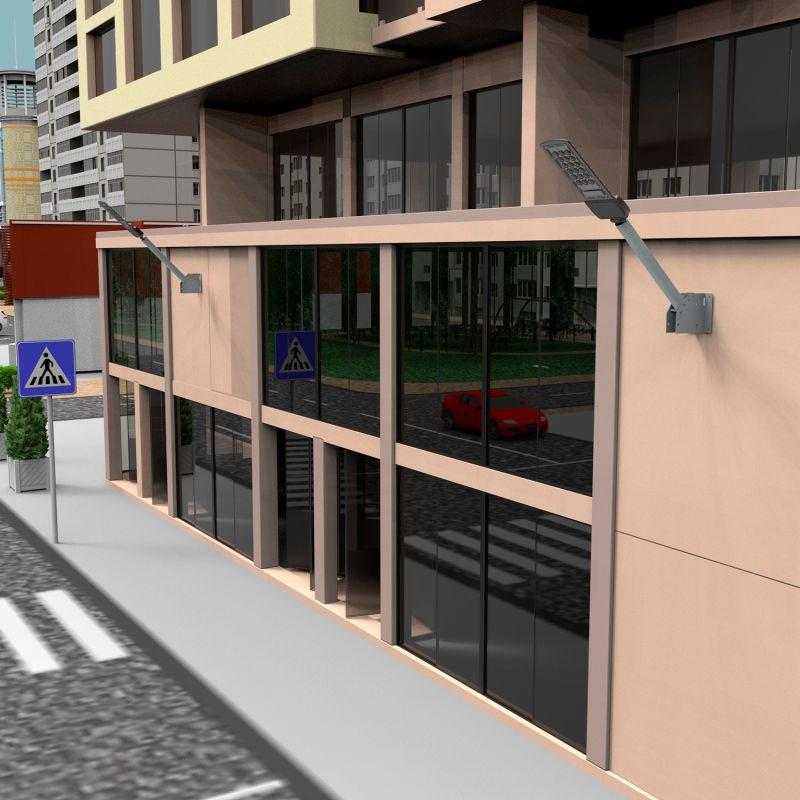  Кронштейн 500х150х120мм d48мм для уличных светильников с переменным углом GAUSS 903265105 фото в каталоге от BTSprom.by