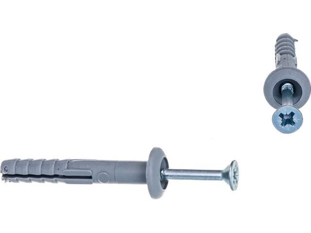 дюбель-гвоздь 6х40 мм полипропилен гриб (5 кг) starfix smv2-82198-5 от BTSprom.by