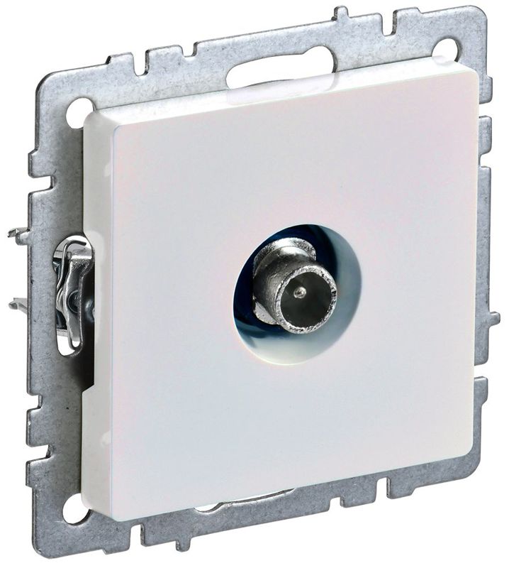 розетка телевизионная проходная tv сп brite ртв10-0-брж механизм жемчуж. iek br-a10-p-k36 от BTSprom.by