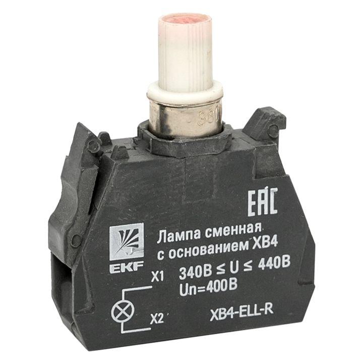 лампа сменная с основанием xb4 красн. 400в proxima ekf xb4-ell-r от BTSprom.by