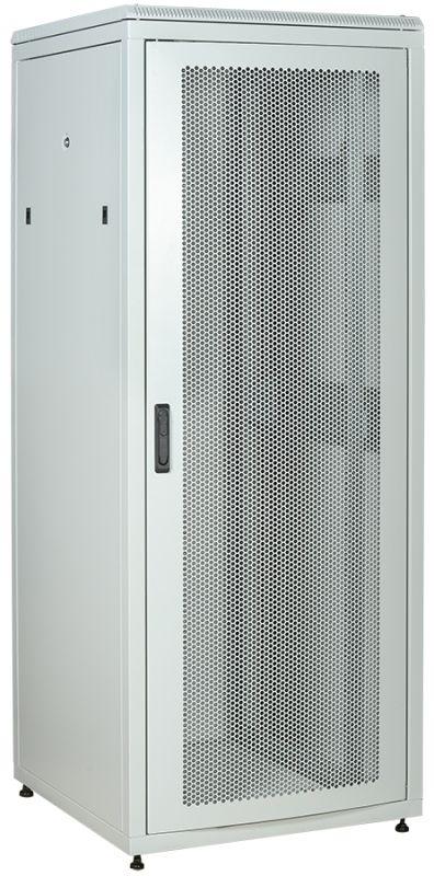 шкаф сетевой linea n 47u 800х800мм перфорир. передн. дверь; задн. метал. сер. itk ln35-47u88-pm от BTSprom.by