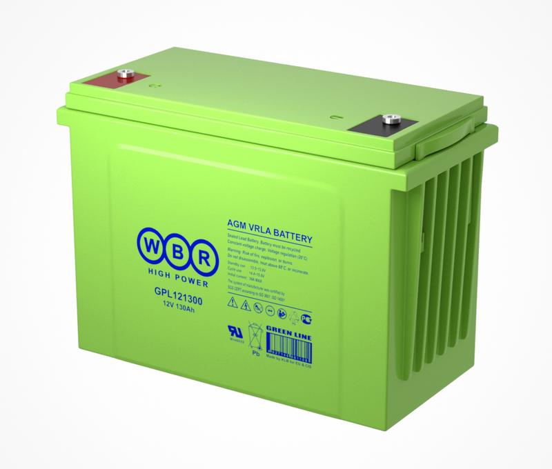 аккумулятор 12в 130ач wbr gpl121300 wbr от BTSprom.by