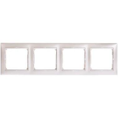 рамка 4-м valena горизонт. жемчуж. (блист.) iek 694381 от BTSprom.by