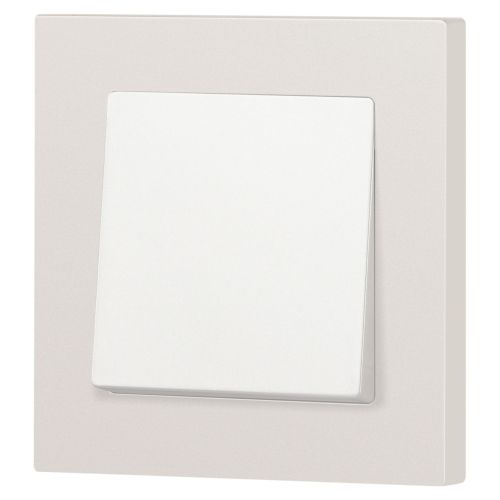  Переключатель 1-кл. СП Accent 6-103-06 10А IP20 250В AL/CU перламутр. Intro Б0063432 фото в каталоге от BTSprom.by