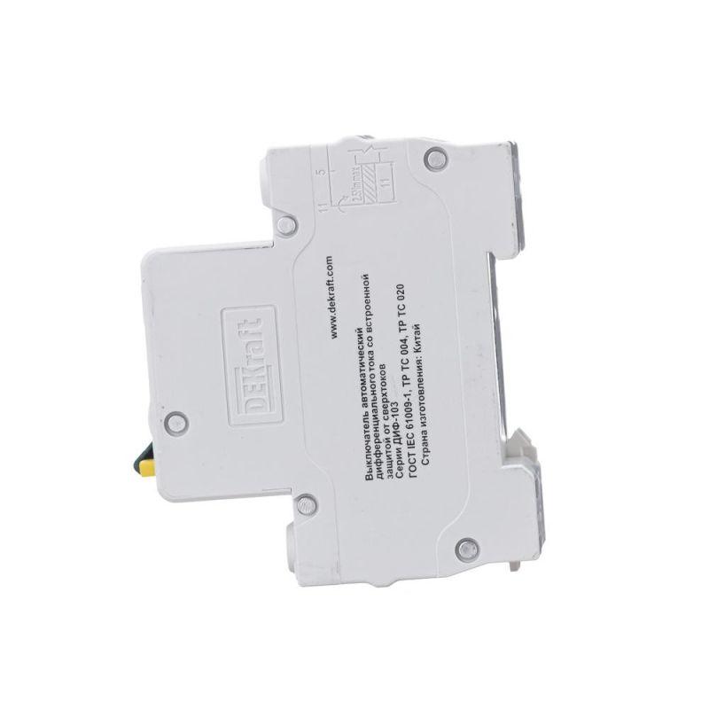  Выключатель автоматический дифференциального тока 2п (1P+N) C 10А 30мА тип AC 4.5кА ДИФ-103 DEKraft 16051DEK фото в каталоге от BTSprom.by