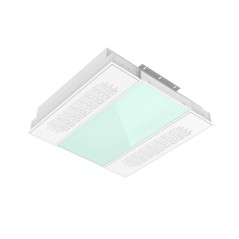 светильник светодиодный 30вт 3000к ip54 595х595х126 медицинский с uv-блоком встраив. аварийный автономный постоянного действия с защ. силикатн. стеклом global white bioguard матов. varton v1-c0-0uv70-10ga6-5403030 от BTSprom.by