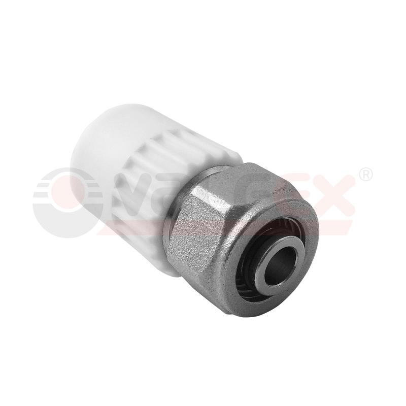 муфта комбинированная для соединения ppr-pe-al-pe труб 20х16 (150/30) сер. valfex 10152016г от BTSprom.by
