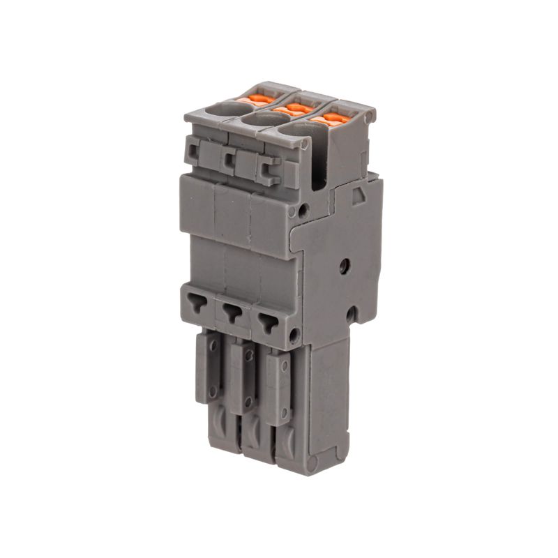 штекер зажим push-in 3 точки подключения 2.5кв.мм сер. dkc vpr-p-2.5-3 от BTSprom.by