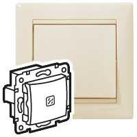 выключатель 1-кл. сп valena 10а ip31 с подсветкой механизм сл. кость (diy-упак.) iek 695601 от BTSprom.by