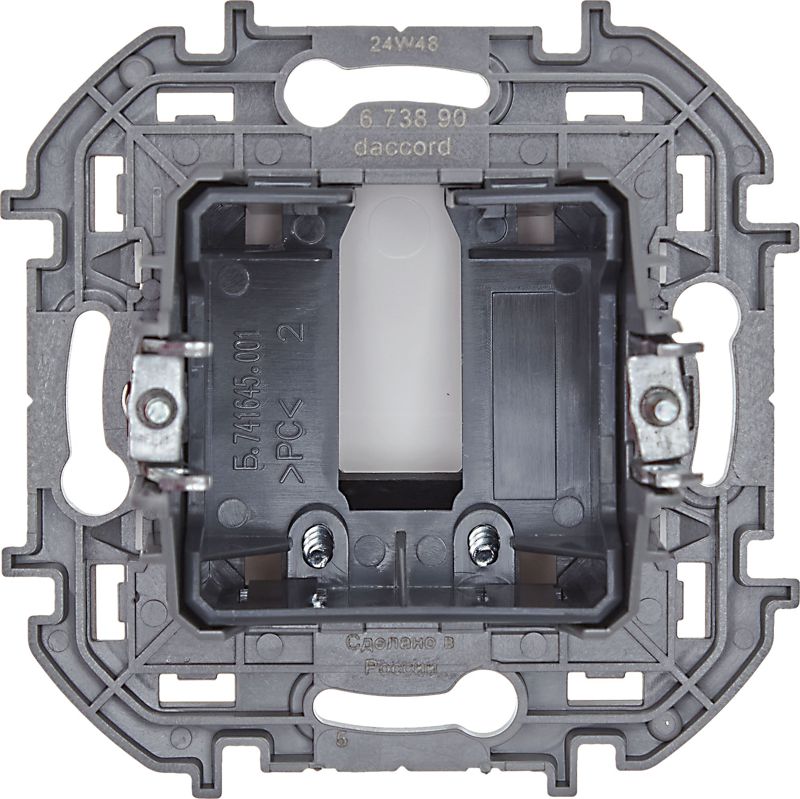  Вывод кабеля Inspiria с зажимом для крепления бел. IEK 673890 фото в каталоге от BTSprom.by