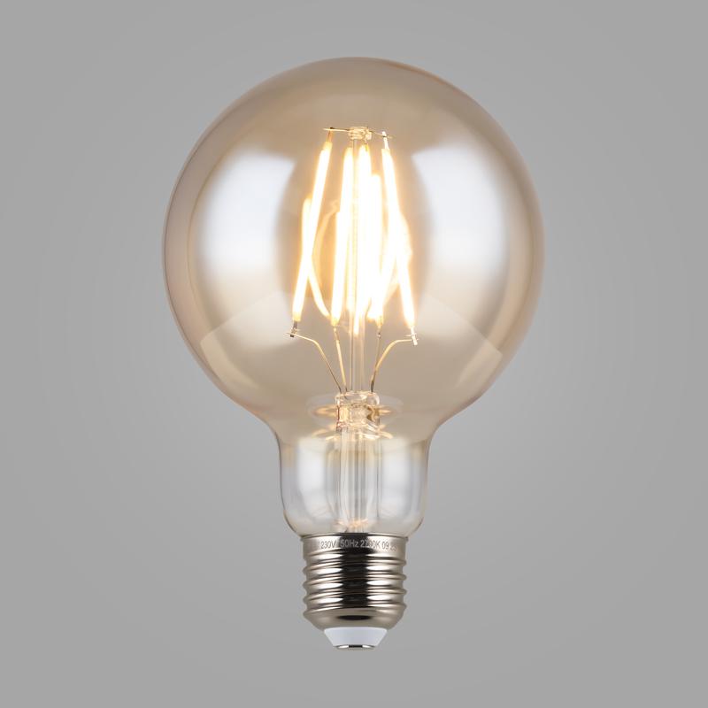 Лампа светодиодная филаментная Loft 271 G95 8Вт 2700К E27 DIM Voltega 8509 фото в каталоге от BTSprom.by