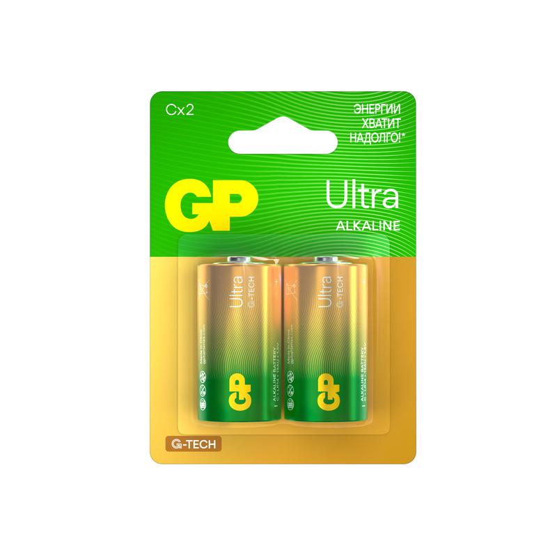 элемент питания алкалиновый c/lr14 1.5в ultra alkaline g-tech (блист.2шт) gp 1236 от BTSprom.by