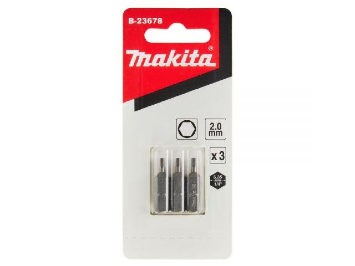 насадка hex2.0, 25 мм, c-form, 3 шт. makita b-23678 от BTSprom.by