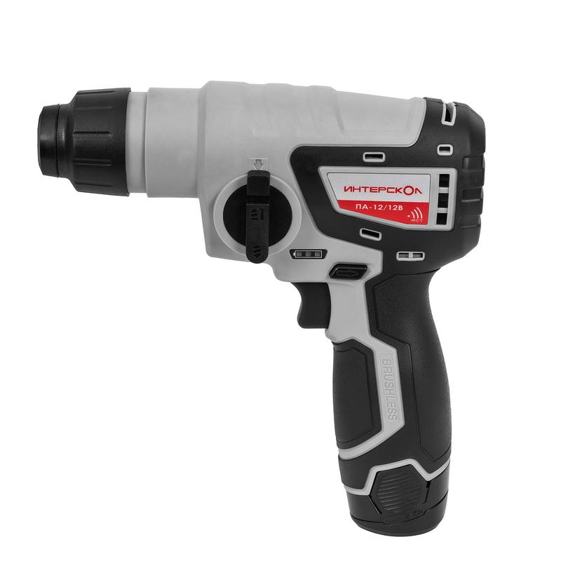 Перфоратор аккумуляторный бесщеточный ПА-12/12В АПИ-Т 12В SDS plus макс. диаметр бурения 12мм без АКБ и ЗУ ИНТЕРСКОЛ 648.0.0.70 фото в каталоге от BTSprom.by