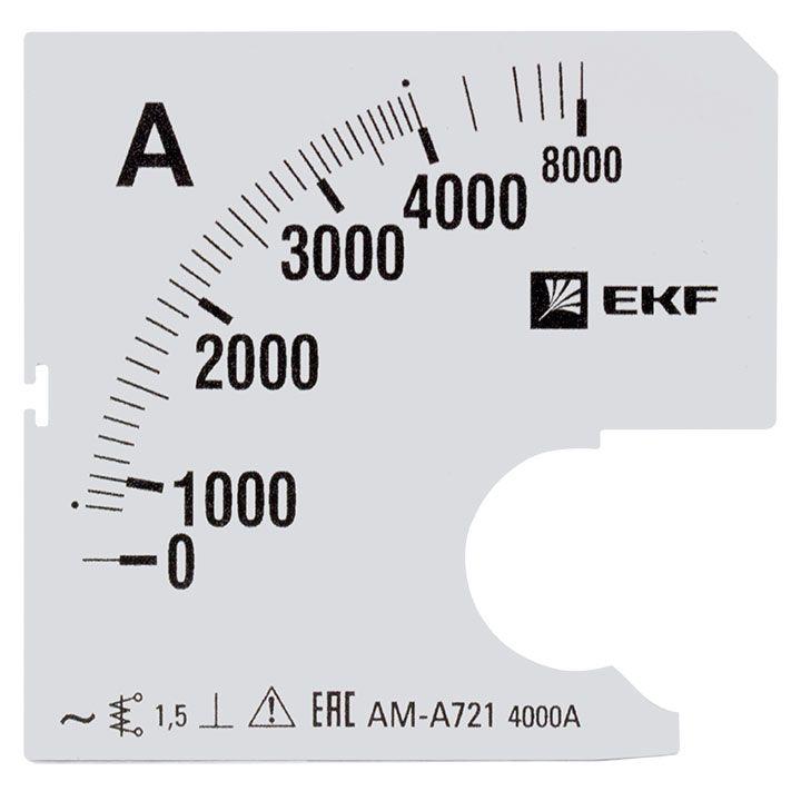шкала сменная для a721 4000/5а-1.5 proxima ekf s-a721-4000 от BTSprom.by