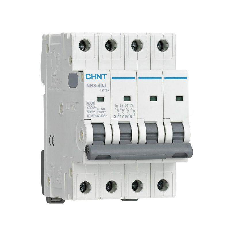 выключатель автоматический 4п 32а 6ка nb8-40j х-ка c (r) chint 320758 от BTSprom.by