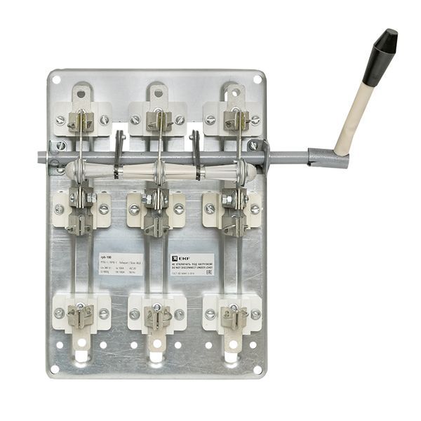  Разъединитель-предохранитель РПБ-1 100А правый привод без ППН Basic EKF rpb-r-100 фото в каталоге от BTSprom.by