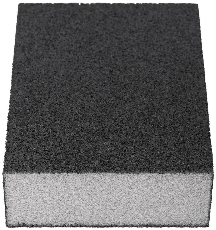  Губка шлифовальная 100х70х25мм Р 80/Р 120 средняя жесткость алюм./оксидная FIT 38368 фото в каталоге от BTSprom.by