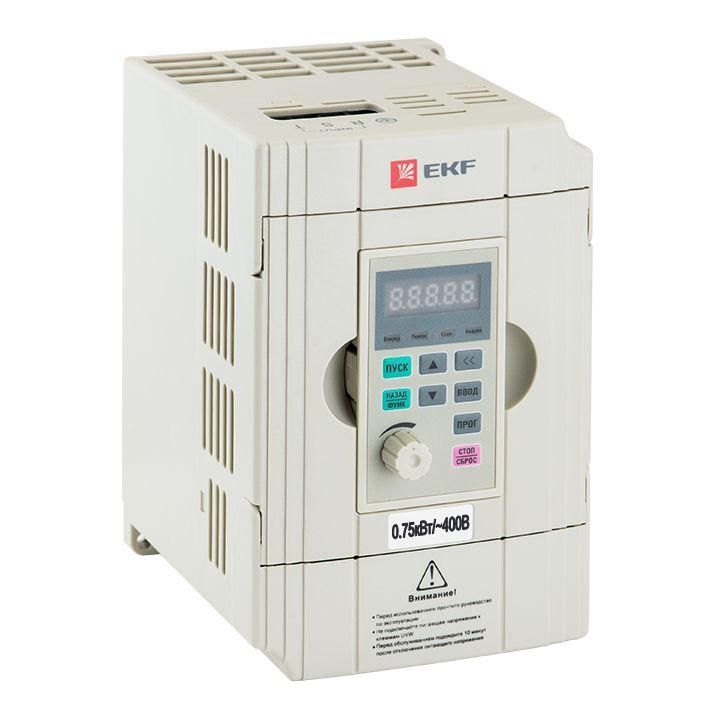 преобразователь частоты 0.75/1.5квт 3х400в vector-100 proxima ekf vt100-0r7-3b от BTSprom.by