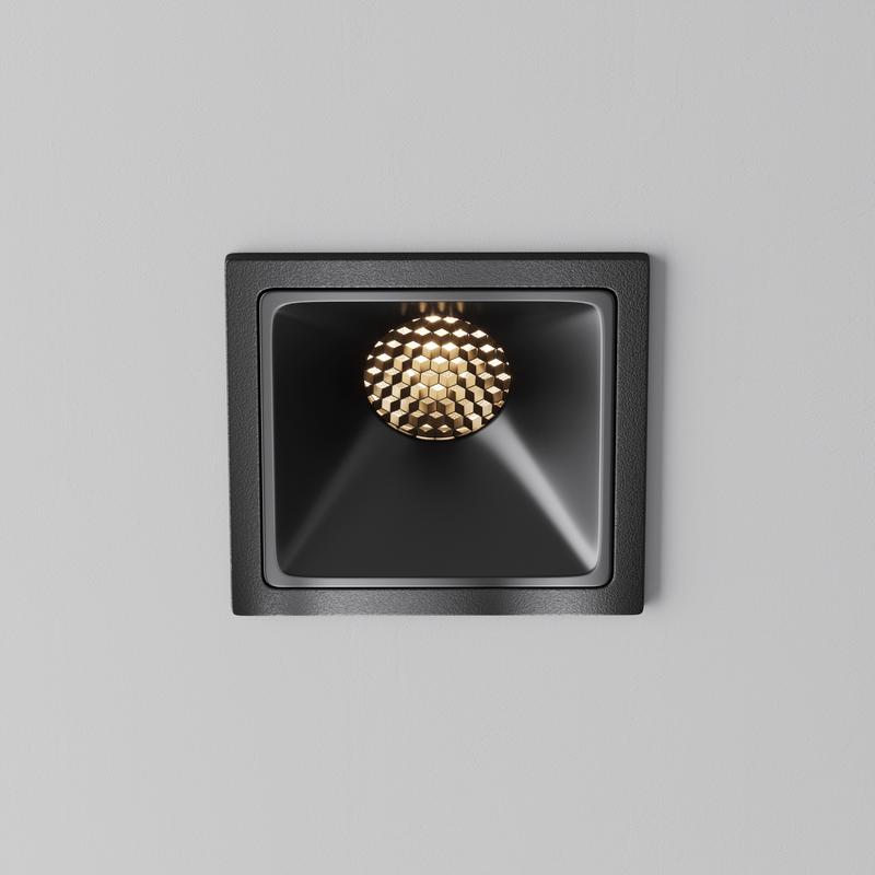  Светильник Alfa LED 10Вт 3000К 60град. встраив. Maytoni DL043-01-10W3K-SQ-B-1 фото в каталоге от BTSprom.by