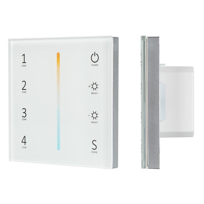 панель sens smart-p38-mix white (230в 4 зоны 2.4g) (ip20 пластик) arlight 027118 от BTSprom.by