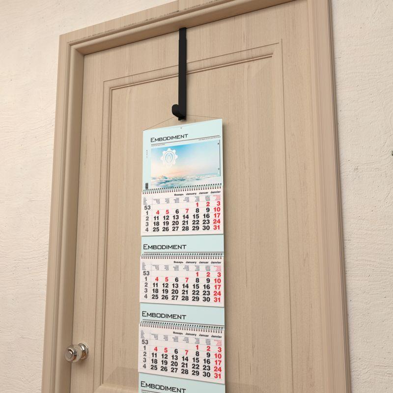  Держатель для венка на межкомнатную дверь регулир. черн. Rexant 38-0720 фото в каталоге от BTSprom.by