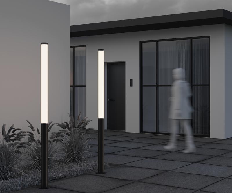  Светильник Ginza 100Вт 3000К IP54 садово-парковый Maytoni O041FL-L100B3K фото в каталоге от BTSprom.by