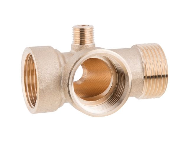 муфта пятиходовая 1" вн. х 1" вн. х 1" нар. х 1/4" нар. х 1/4" вн. 80мм, av engineering (инд. упак.) (пятиходовой распределитель) ave194502 от BTSprom.by