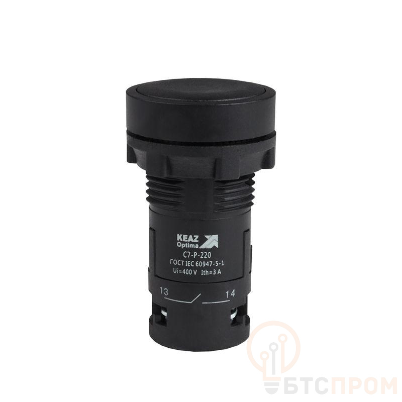 Кнопка OptiSignal Compact D22 С7-P-202 черн. 2НЗ XB7NA24 КЭАЗ 362037 фото в каталоге от BTSprom.by  Кнопка OptiSignal Compact D22 С7-P-202 черн. 2НЗ XB7NA24 КЭАЗ 362037 фото в каталоге от BTSprom.by
