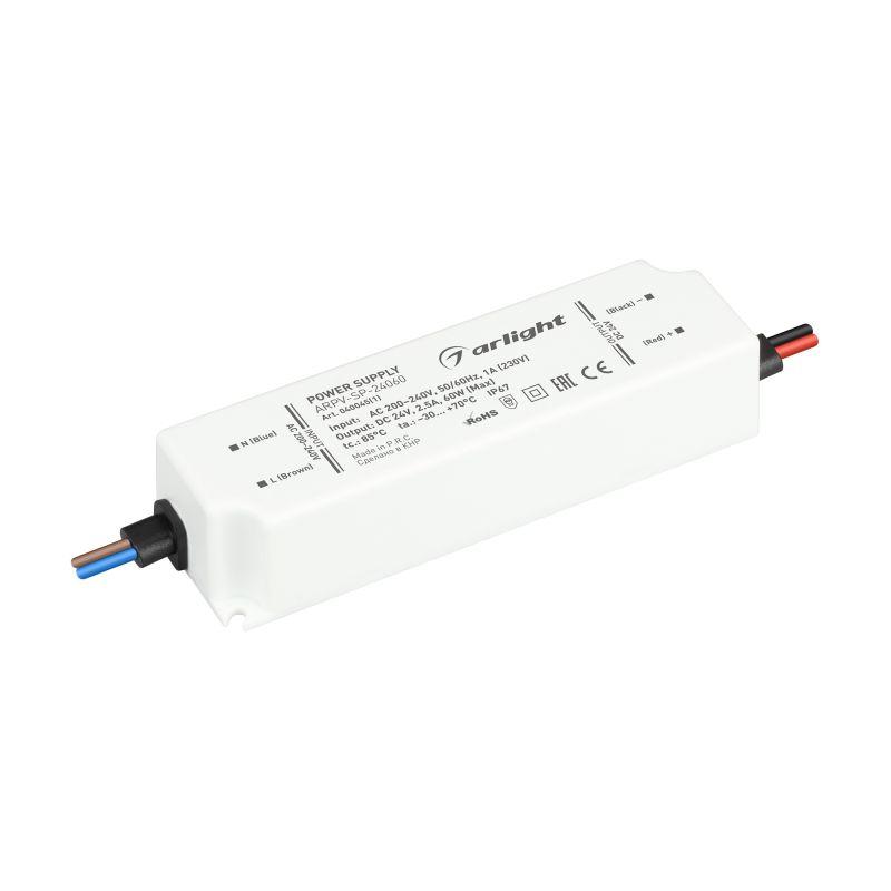 блок питания arpv-sp-24060 24в 2.5а 60вт ip67 пластик arlight 040045(1) от BTSprom.by