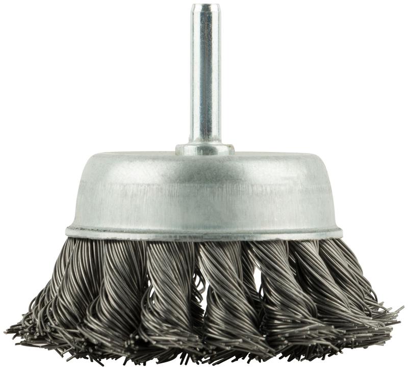  Корщетка чашечная со шпилькой стальная витая проволока 65мм КУРС 38477 фото в каталоге от BTSprom.by