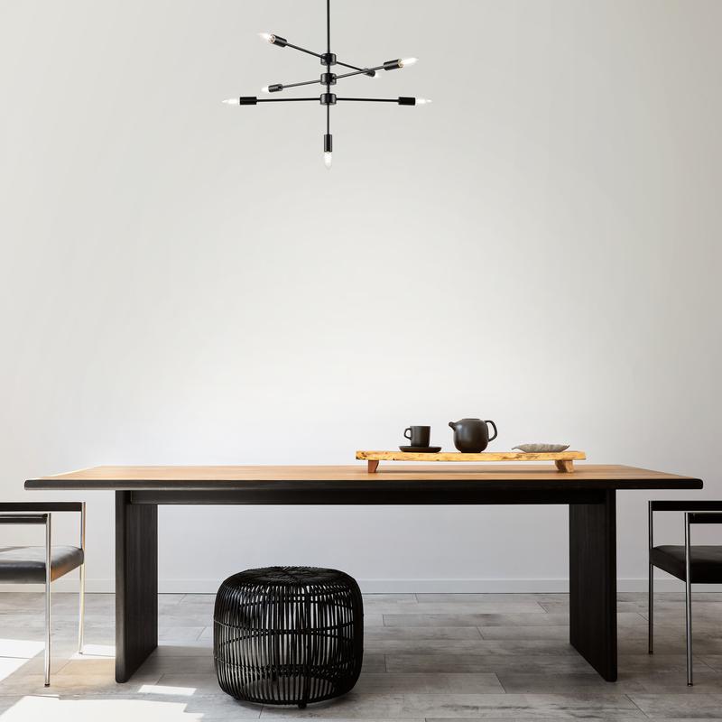  Светильник Firefly 60Вт E14х7 IP20 подвесной Freya FR5338PL-07B фото в каталоге от BTSprom.by