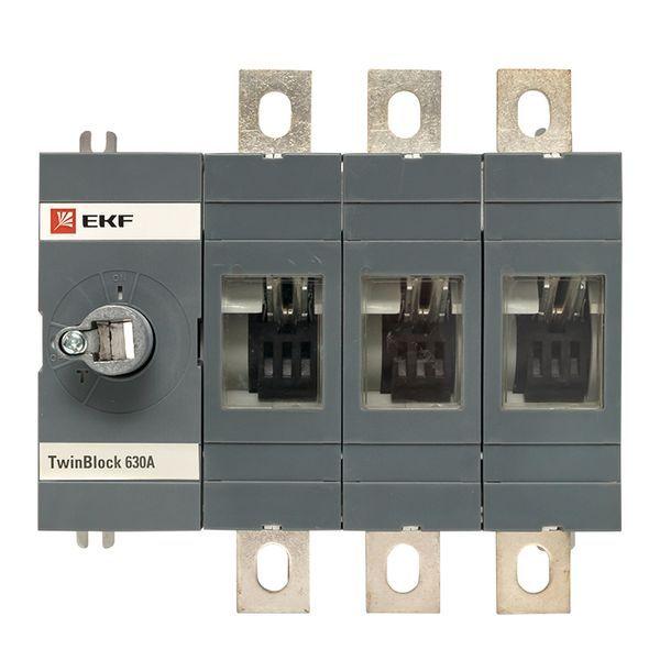  Рубильник 3п 630А без рукоятки управления TwinBlock PROxima EKF tb-s-630-3p фото в каталоге от BTSprom.by