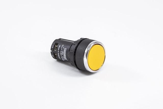 кнопка нажимная моноблочная 22мм ip 40 1но emas mb100ds от BTSprom.by