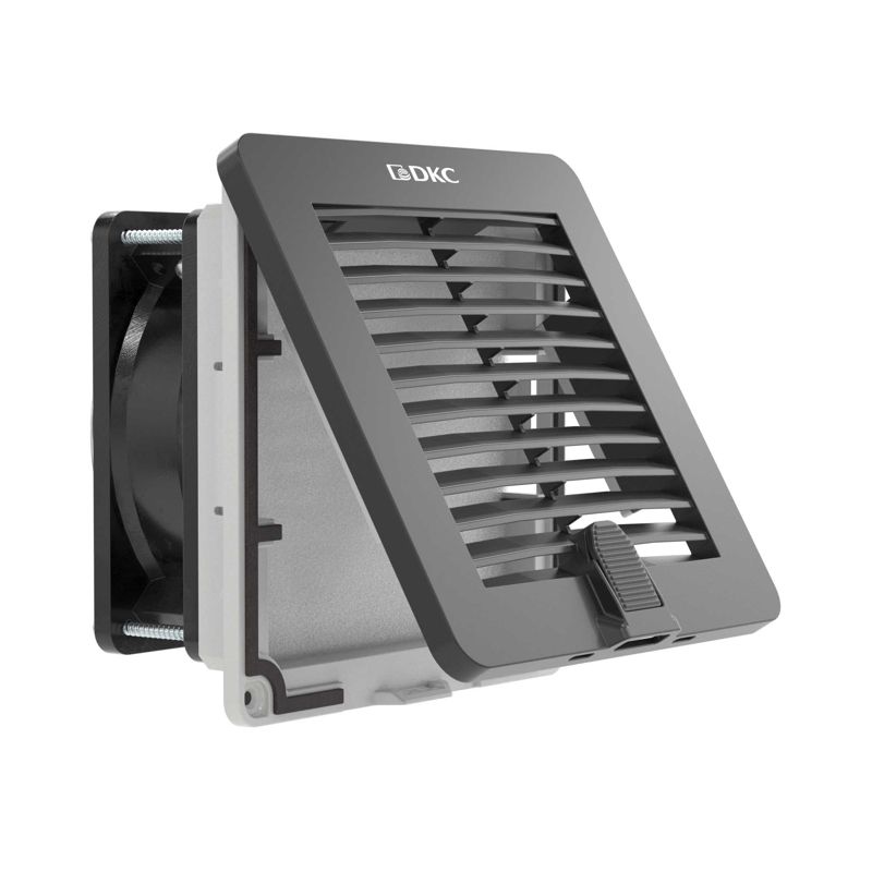  Вентилятор с фильтром RV 40м3/ч 24В DC 112х112мм IP54 RAL9005 DKC R5RV08024B фото в каталоге от BTSprom.by