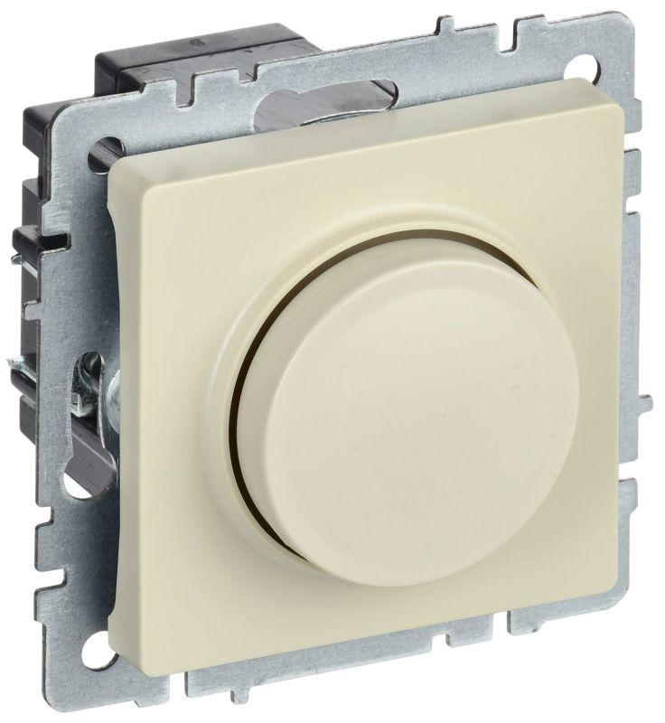 светорегулятор сп brite пов-наж. 600вт сс10-1-0-бркр механизм беж. iek br-d20-0600-k10 от BTSprom.by