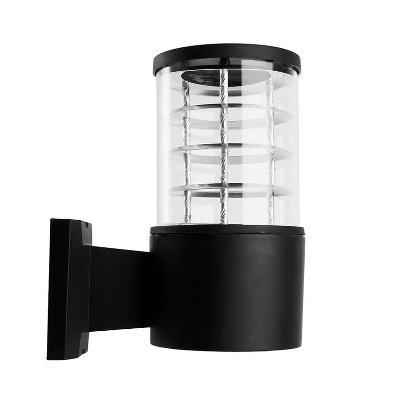 светильник dh0801-p сан-франциско e27 230в 195х165х102мм для наружного освещения на стену вверх без лампы черн. пластик feron 51548 от BTSprom.by