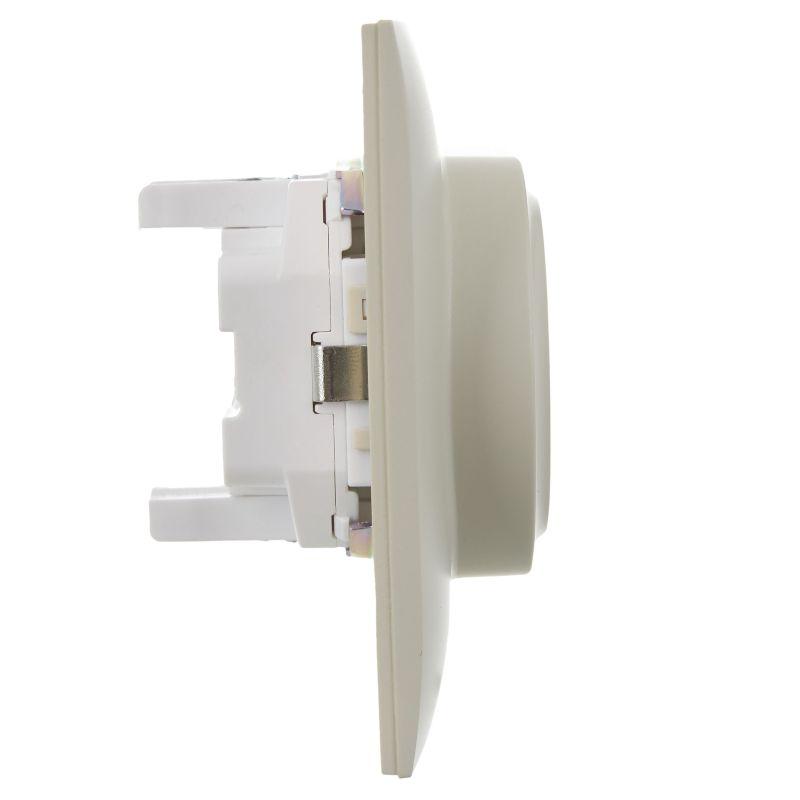  Розетка 2-м SKANDY 16А с заземл. защ. шторки в сборе SK-R07B беж. IEK SK-R24-16-K10-F фото в каталоге от BTSprom.by